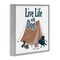 Stupell Industries Camping Life with Dog Framed Giclee Wall Art Design by Dog Is Good